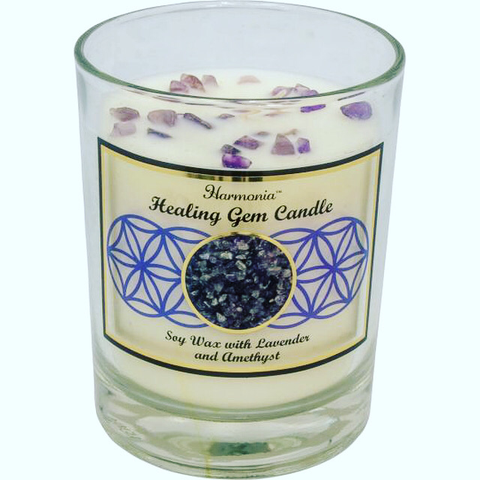 HARMONIA AMETHYST GEM SOY CANDLE