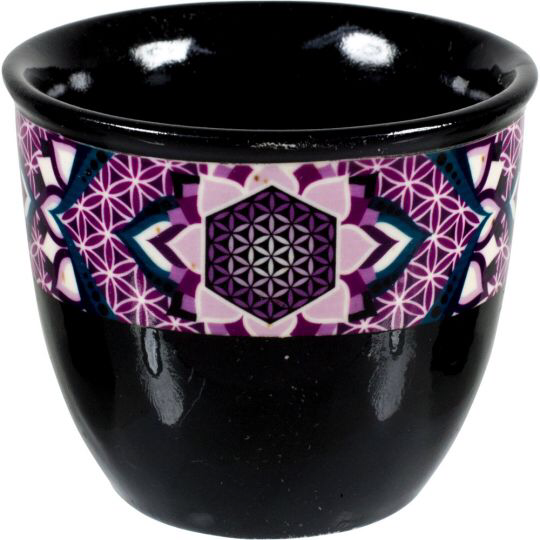 large ceramic smudge pot