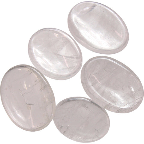 selenite worry stones