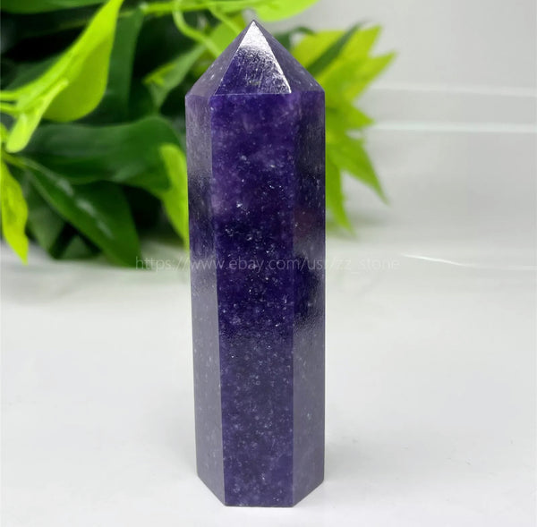 lepidolite obelisk tower