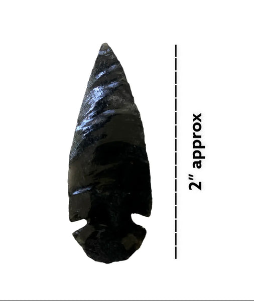 Black Obsidian Arrowhead