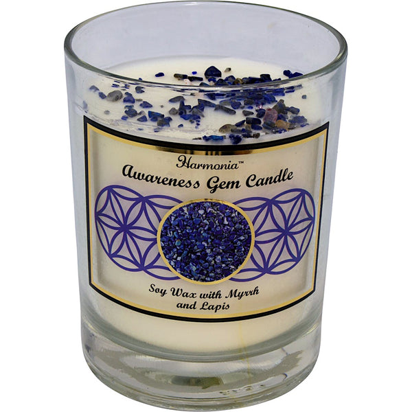 harmonia awareness soy gem candle