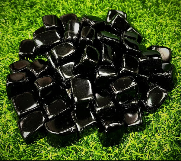 black obsidian tumbled