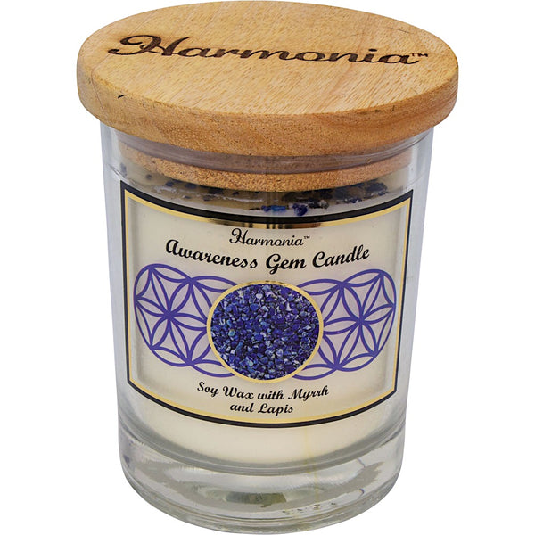 harmonia awareness soy gem candle