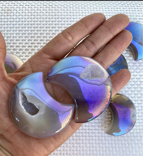 angel aura agate moon