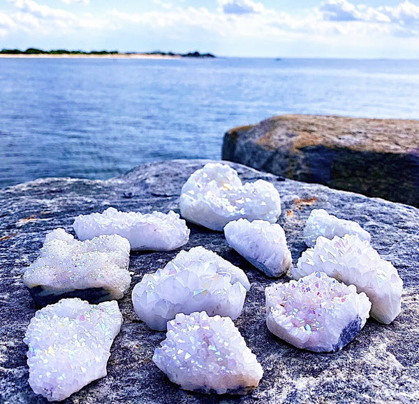 Angel Aura Quartz Cluster