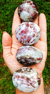 PINK TOURMALINE UNICORN PALM STONE