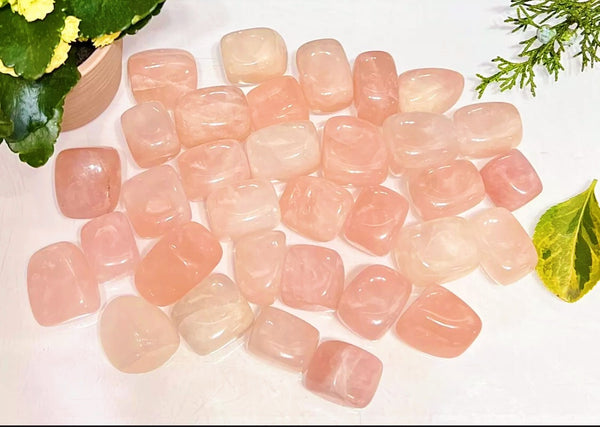 rose quartz tumbled