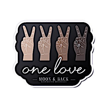 one love vinyl sticker