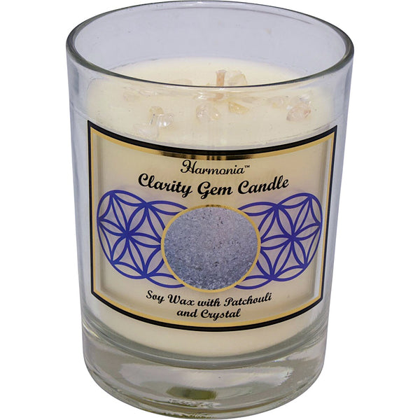 harmonia clarity gemstone candle