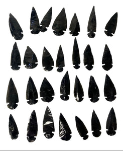 Black Obsidian Arrowhead