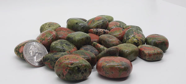 tumbled unakite