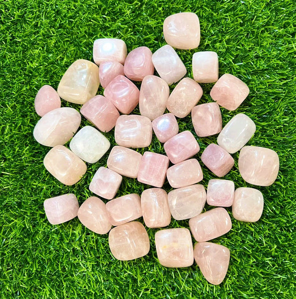 rose quartz tumbled