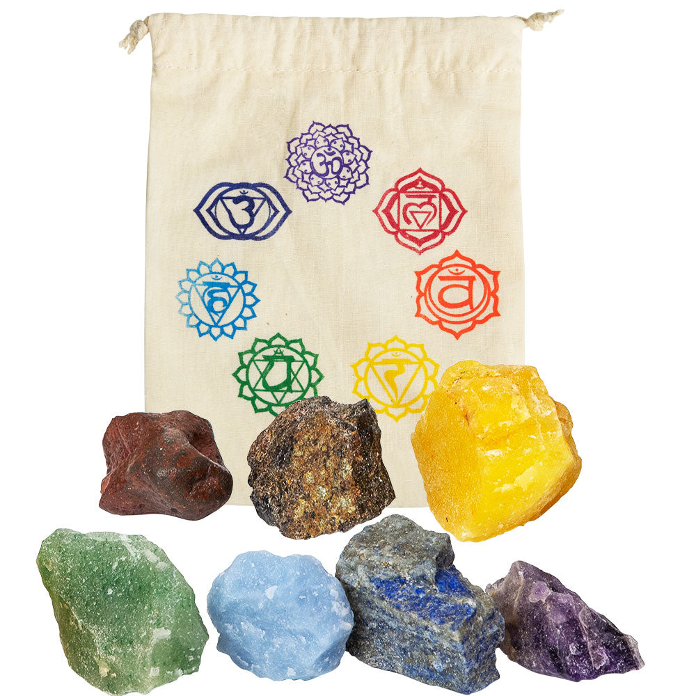 chakra rough stone balancing kit