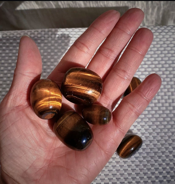 Tiger Eye Tumbled Crystal