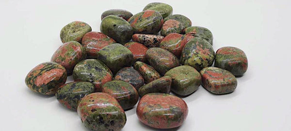 tumbled unakite